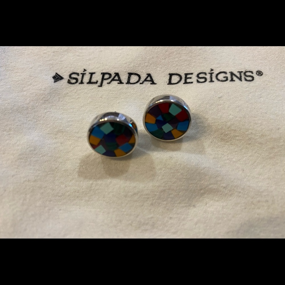 SILPADA Unique & Colorful .925 Earrings.